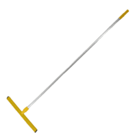 SECAPISO PLÁSTICO M/ALUMINIO 45CM AMARILLO